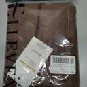 ELLEVEN 2 Piece Maxi Skirt Sets for Women, Sexy Mock Neck Ruched Top and Slit Skirt Dress Set, Summer Going Out Outfits (Brown)