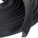 Kingdder RV Window Seal Kit 1/2'' x 1/4'' Weather Stripping RV Rubber Stationary Window Edge Locking Gasket, Seal Strip for Boat Car Truck, Noise Reduction Dustproof Insulation(15 Ft)