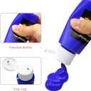 Artecho Acrylic Paint Set 24 Colors 2oz/59ml with 12 Brushes, Art Craft Paints Kit, Paint for Canvas, Rocks, Wood, Fabric, Ceramic and Art Supplies, Non Toxic Paint for Artists and Beginners