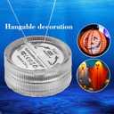 HL Submersible LED Light,Blue Mini LED Light,100 Hours Waterproof Flameless Led Lights Battery Powered for Wedding Home Vase Festival Party Decoration 12pcs (Built-in 24 Batteries) (12pack)