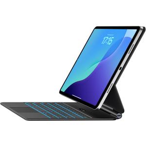 Keyboard Case for iPad 11th (A16, 2025) & iPad 10th Generation, Ultra-Slim Magic Keyboard with Multi-Touch Trackpad, 7 Colors Backlight, Smart Keyboard for iPadA16, Black