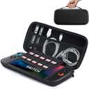 amCase Carrying Case for Nintendo Switch  [7.9''] 2025 - Protective Hard Shell Portable Travel Carrying Case Pouch for Switch Console and Accessories (Black), 1 Piece