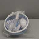 DENFANY Hair Steamer, 2 in 1 Hair and Face Steamer for Natural Hair, Face Steamer Hair Humidifier Moisturising Hydration System Sprayer for Personal Care Use at Home and Salon (Light Blue)