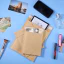 50 Pcs Kraft Bubble Mailers 3 Size Padded Envelopes Kraft Poly Mailers Bubble Lined Shipping Envelopes Mail Shipping Bags for CDs Book Business Supplies (Natural)