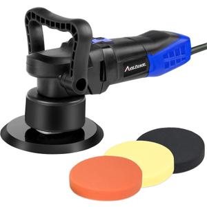 AVID POWER Buffer Polisher, 6-inch Dual Action/DA Polisher for Car Detailing, Random Orbital Car Buffer Polisher Waxer Kit with Variable Speed & 3 Polishing Pads-Blue