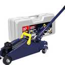 BIG RED AT82012U-1 Torin Hydraulic Trolley Service/Floor Jack with Blow Mold Carrying Storage Case, 2 Ton (4,000 lb.) Capacity, Blue