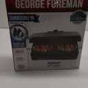 GEORGE FOREMAN Contact Submersible Grill, 5-Serving Grill - Adjustable Temperature Control, Black Plates, Wash the entire grill