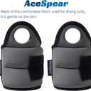 AceSpear Wrist Weights with Thumb Loops Lock for Men Women 1lb*2 2lbs*2 3lbs*2 Ankle Weights Weighted Gloves for Running Strength Training Walking Exercises
