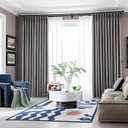unknown brand grey curtain ( 64 x 40")