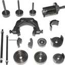 DPTOOL Bushing Press Kit Rear Axle Arm Suspension Bushing Removal Installation Tool Kit Compatible with Toyota Camry & Corolla MPV