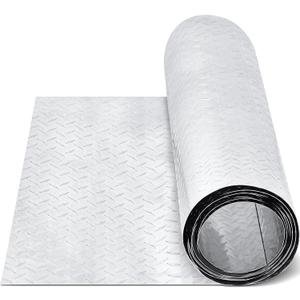 Zonon Diamond Plate Sheet Metal Aluminum Plate Heavy Duty Tread Aluminum Sheet Embossed Aluminum Diamond Checker Plate for Wall Covering, Cargo Trailer, Rv and More (96 48 Inch)
