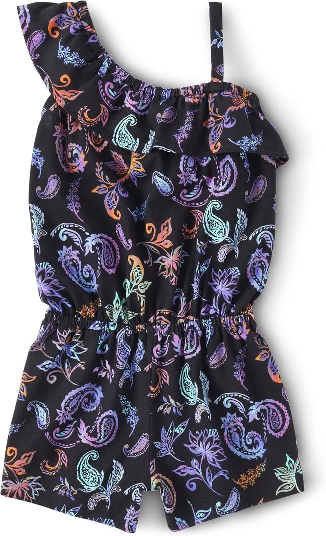 The Children's Place baby-girls And Toddler Girls One Shoulder Romper (9-12 Months)