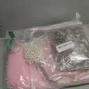 100 Days of School Old Lady Costume Set Grandma Dress Up Cosplay Accessories for Girls 13PCS (L8-10y, Allpink)