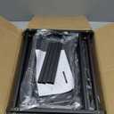 TATAANTY Under Sink Organizer, 2 Packs 2 Tier Black Steel Under Sink Storage, Undersink Organizers for Bathroom, Cabinet, Counter, Kitchen