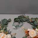 Rinlong Wedding Flower Swag Arch Flowers Artificial Flowers Vines Garland Wedding Welcome Sign Decorations Burnt Orange Wedding Flowers Arch Fireplace Decor