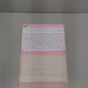 Keyboard Case for iPad 9/8/7th Gen 10.2,Case with Bluetooth Keyboard for iPad 9th Gen with Pencil Holder,Pink-W