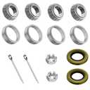 Front Wheel Bearing Hub Rebuild Kit for Club Car DS, Carryall, OEM#1013135,1011393 (2 Set)