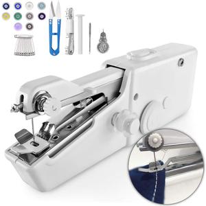Handheld Sewing Machine, Mini Sewing Machine with Sewing Accessories, Electric Portable Stitch Tool for Beginners, DIY, Home Travel Use
