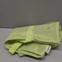 Tagitary Mesh Beach Bag with Zipper Large Beach Tote Waterproof Sandproof with 8 Pockets for Toys Pool Bag Beach Accessories (Green)