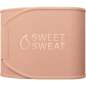 Sweet Sweat Waist Trimmer Toned Series - Premium Sweat Enhancing Fitness Belt for Women & Men - 5 Adjustable Sizes (X-Large, Stone)