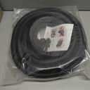 25ft - 1 inch Flame Retardant Split Wire Loom Tubing with Installation Tool - High Temp Flexible Wire Covers Cord Protectors - Black