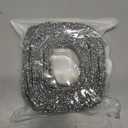 Locacrystal Bling Crystal Rhinestone Ribbon Self-Adhesive Iron on Resin Diamond Ribbon Wrap Roll DIY Bling Stickers for Wedding Clothing Cars Crafts Dress DecorationSilver,1.18inch x 3yard