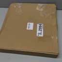 3 Ring Binder 12x12 Inch Large Scrapbook Photo Album, Linen Cover Scrap Book with 30 Plastic Sleeves 60 Pages 12 x 12 Scrapbooks White Pages for Wedding Couples Baby Travel Women kids (Pink)