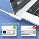 Compatible with Mac Book Pro Charger, 85W 60W Power Adapter L-Tip for MacBook Pro 13 15 17 Inch Before Mid 2012, 6.6FT Cable