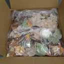 Fall Garland with Lights, 6Ft Lighted Fall Leaves Garland for Mantle Outdoor Home Door Table, with Pumpkins,Fall Decor Autumn Thanksgiving Decorations