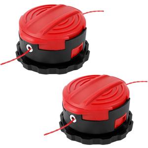 CMZST260H Replacement String Trimmer Spool Head 0.080" 20Ft Compatible with Crafts-Man CMCST920 CMCST960 CMCST960E1 Type 1, CMCST920M1, Weed-Wacker Series Cordless String Trimmer (2 Pack Red)