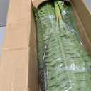 FOREST PRINCE 42" Artificial Boston Ferns, Bush Plants 2 Pack for Outdoors