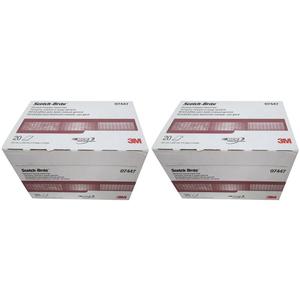 3M 07447 Scotch-Brite Maroon General Purpose Hand Pad 40 Pack (2 Boxes)