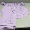 CXXQ Plus Size 2 Piece Sets for Women Summer Outfit Off Shoulder Pant Suits (Purple, XL)