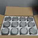 WELLIFE Wide Mouth Mason Jars, 12 Pack Mason Jars 32 oz for Pickling, Canning, Fermenting and Food Storage, Microwave & Dishwasher Safe