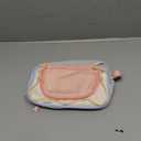 Portable Multi-Layer Kawaii Pencil Case Organizer - Large Capacity Color Block Design Pen Pouch Supplies - Cute Functional Bag (Pink)