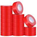 Red Stucco Tape 1.89 Inch x 60 Yards x 24 Roll Pack Poly Tape