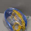 TURFEE Swing for Outdoor Swing Set - Pack of 1 Seat Replacement Kit with Heavy Duty Chains - Backyard Swingset Playground Accessories for Kids (Blue)