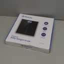 Etekcity Bathroom Scale for Body Weight, Highly Accurate Digital Electronic Weighing Machine for People, LCD Display, Large Size, 6mm Tempered Glass for Safe Home Use, Batteries Included, 400 lbs (11.8 x 11.8 Inch, Black)