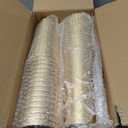 30 Pack Gold Plastic Cups with Lids and Straws, 24 oz Disposable Plastic Tumblers Iced Coffee Cups Travel Mug Cup for Juices Birthday Bachelorette Party Wedding (Gold,24 oz)