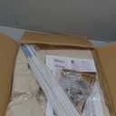 Full Size Bed Tent Canopy, Kids Play Tent with Flags & Star Lights, Canopy on Bed Privacy Space Sleeping Blackout Tents, Indoor Breathable Portable & Foldable, XL Large Cream Castle Style (78.7 x 56.3 x 51.2 in)