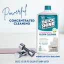 Quick Shine Multi Surface Concentrated Floor Cleaner 27oz Use on Hardwood, Laminate, Luxury Vinyl Plank LVT, Tile & Stone Dirt Dissolving & Powerful Cleaning Makes 27 Gallons