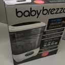 Baby Brezza Bottle Sterilizer and Dryer Advanced 33% Faster - Largest Capacity Steam Sanitizer - Universal Sterilization Machine for All Bottles + Pump Parts - HEPA Air Filter