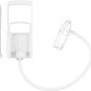 Nasal Aspirator for Baby, Baby Nose Sucker, Booger Sucker with Hand Pump and Non-Invasive Tip to Clear Clogged Passages and Boogers (Translucent White, Standard)