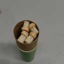 Gaia Guy Natural Bristle Bamboo Toothbrush (NO Nylon - Boar Hair ONLY) - Totally Compostable & Biodegradable Boar Bristle and Bamboo Toothbrushes - Zero Waste - Only 4Pack