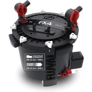 Fluval FX4 High Performance Aquarium Filter, Canister Filter for Aquariums up to 250 Gal.