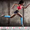 CHARMKING 3 Pairs Open Toe Compression Socks for Women & Men Circulation 15-20 mmHg is Best Support for All Day Wear