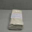 PurpleEssences Set of 12 Cloth Dinner Napkins 100% Cotton 18x18 Inch - Soft Durable Washable - Ideal for Farmhouse Party Christmas Holiday Winter - Perfect Everyday Use Table Linen - Cream