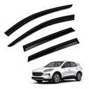 Escape Rain Guards - Window Visors for Ford Escape 2020-2025 2026, Out-Channel Side Window Rain Guards for Escape Accessories, 4PCS, Black, Car Accessories