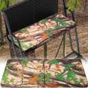 RunNico 31.5 ''×14''×1.2''Tree Stand Seat Cushion, Thickened 2 People Tree Stand Replacement Seat, Foldable Treestand Seat Pad for Outdoor Hunting Ladder Tree Stands