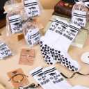 Glitopper 12 Set Class of 2026 Graduation Gifts Sock for Her Him Congratulation Bracelet Set for College School Party Favors (White)